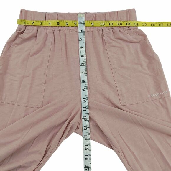 Fabletics Jogger Pants Womens Small Dusty Pink Tapered Activewear Comfort Gym - Picture 8 of 11